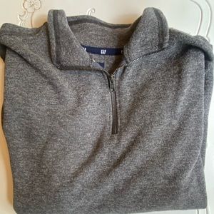 GAP grey zip up